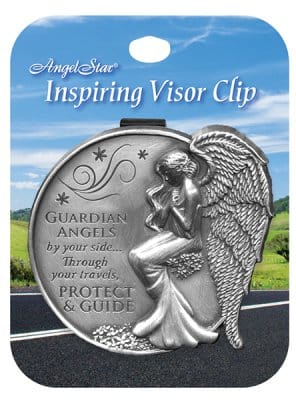 Kelli's angel Gifts Guardian Angel Visor Clip